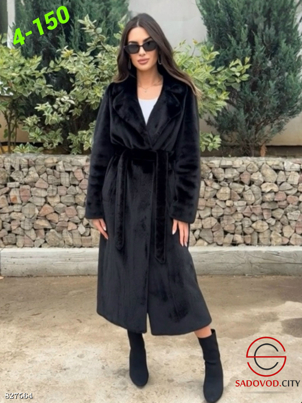 Шуба женская из искусственного меха