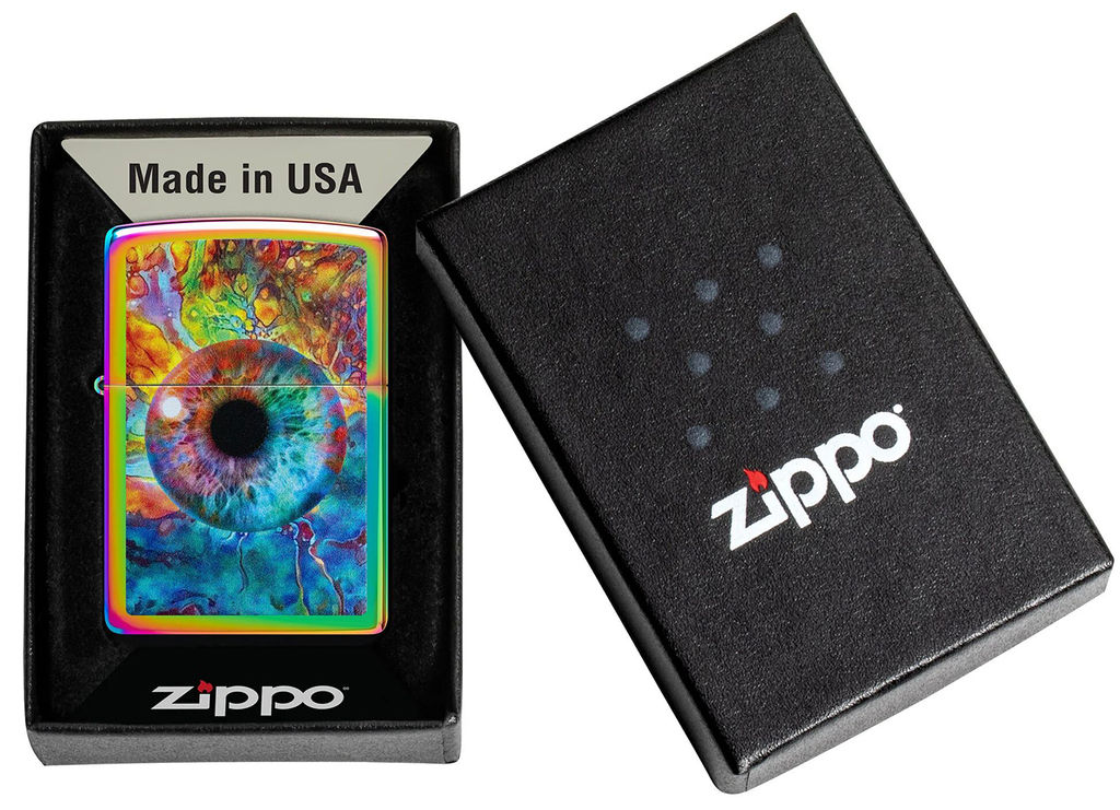 Зажигалка ZIPPO Необычный глаз | Spacey Eye 46431  фото 6