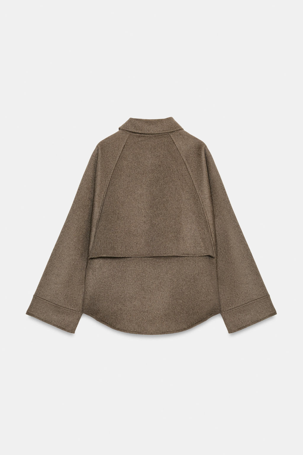 WOOL BLEND JACKET WITH ZIP ZW COLLECTION - Zara фото 7