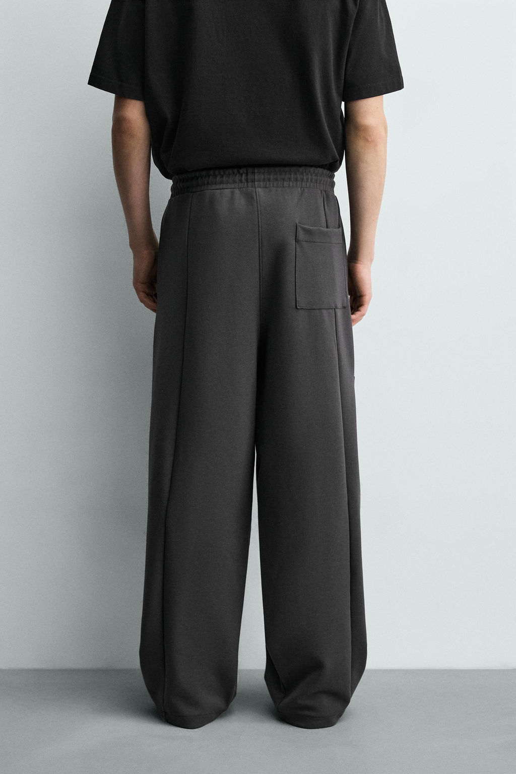 PANTAL?N JOGGER CARGO INTERLOCK / Gris medio - Zara фото 3