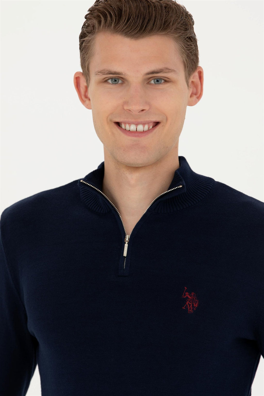 Мужской темно-синий свитер - U.s. polo assn фото 2