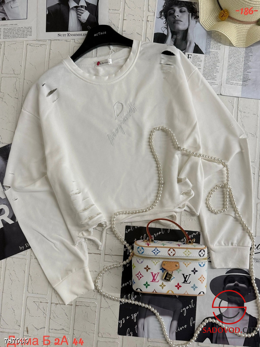 Женская однотонная кофта