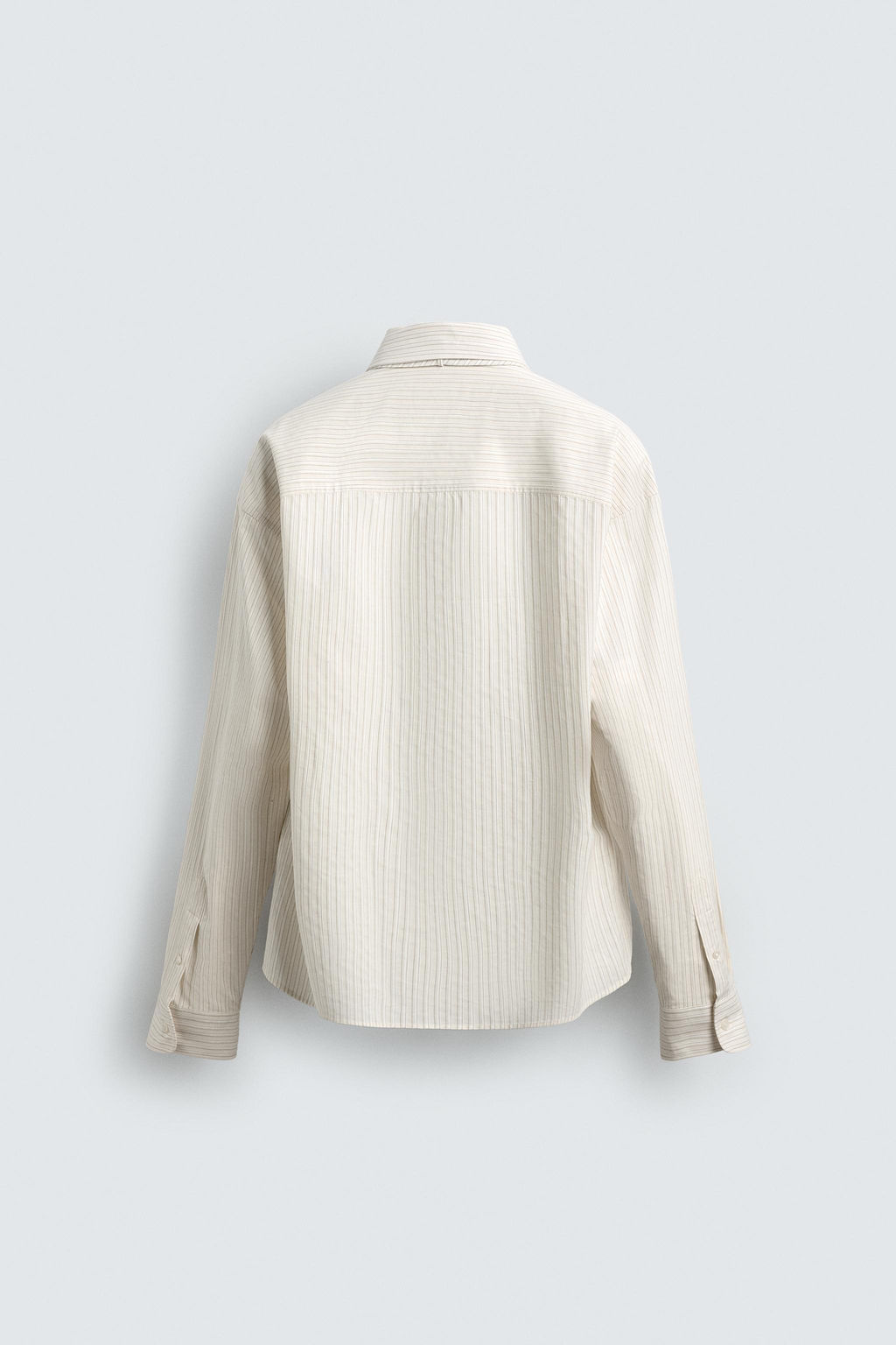 STRIPED SHIRT WITH CONTRAST TIE - Zara фото 16
