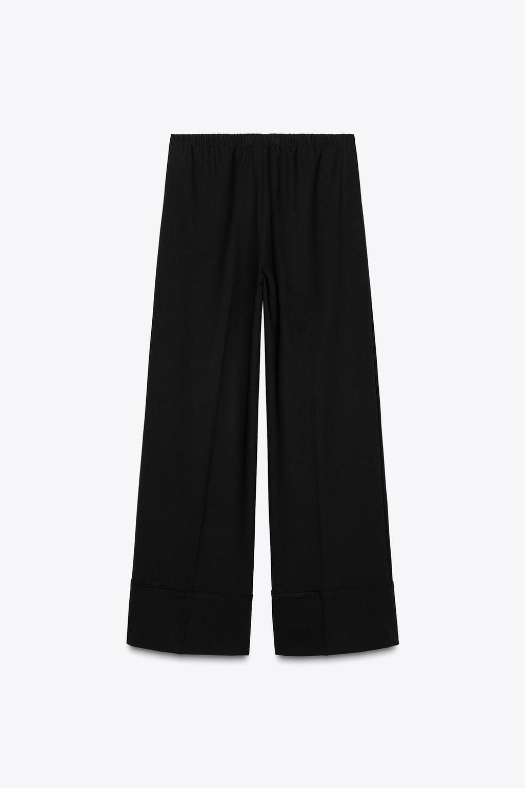 STRAIGHT-LEG TROUSERS WITH SIDE PIPING - Zara фото 7