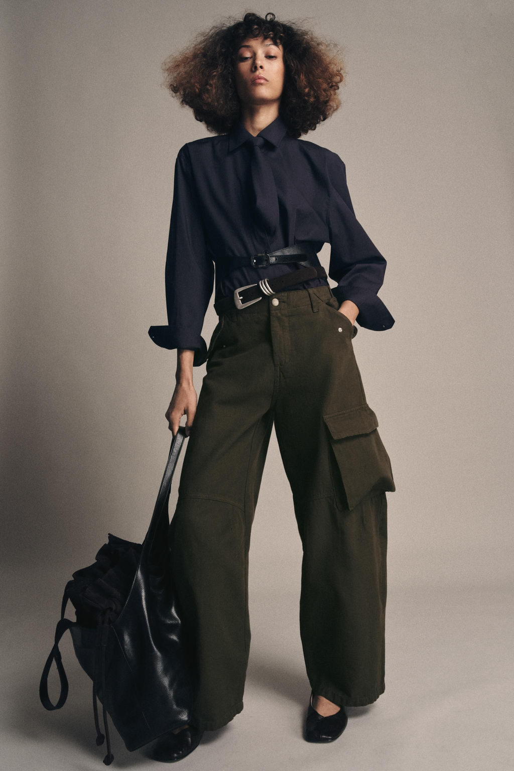 ZW COLLECTION CARGO TROUSERS - Zara фото 5