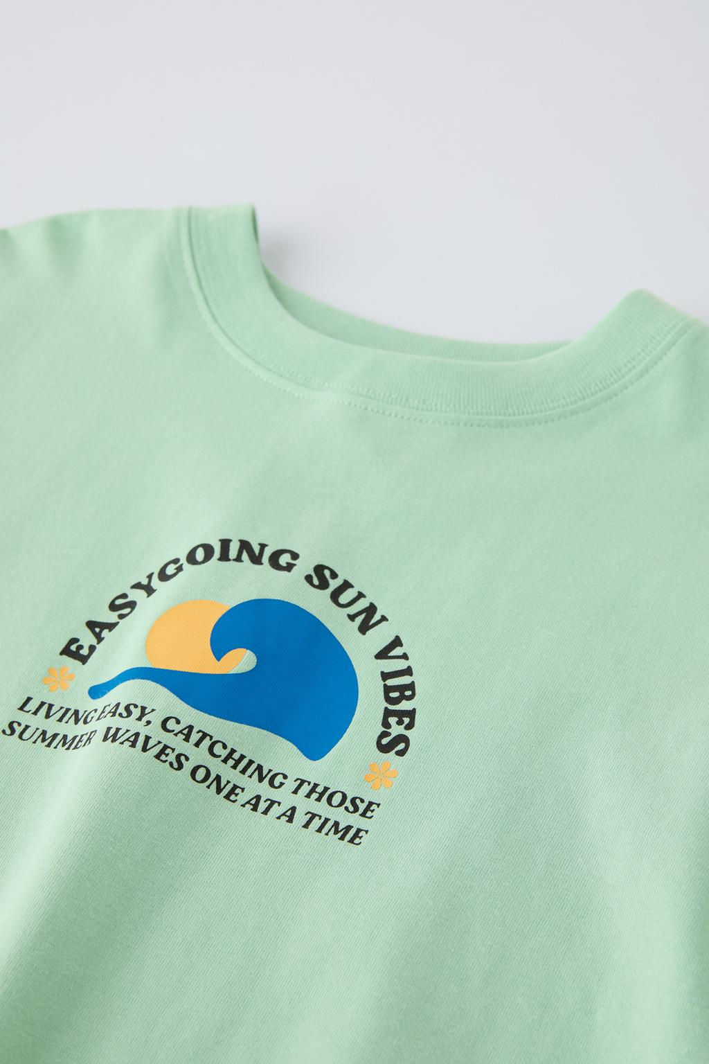 SUN VIBES T-SHIRT - Zara фото 3