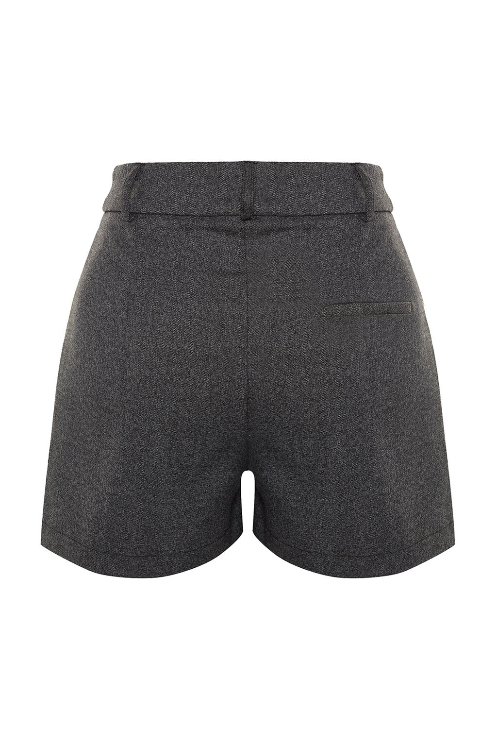 TRENDYOLMILLA Antrasit Regular Kal?p Dokuma Sort TWOAW24SR00060
