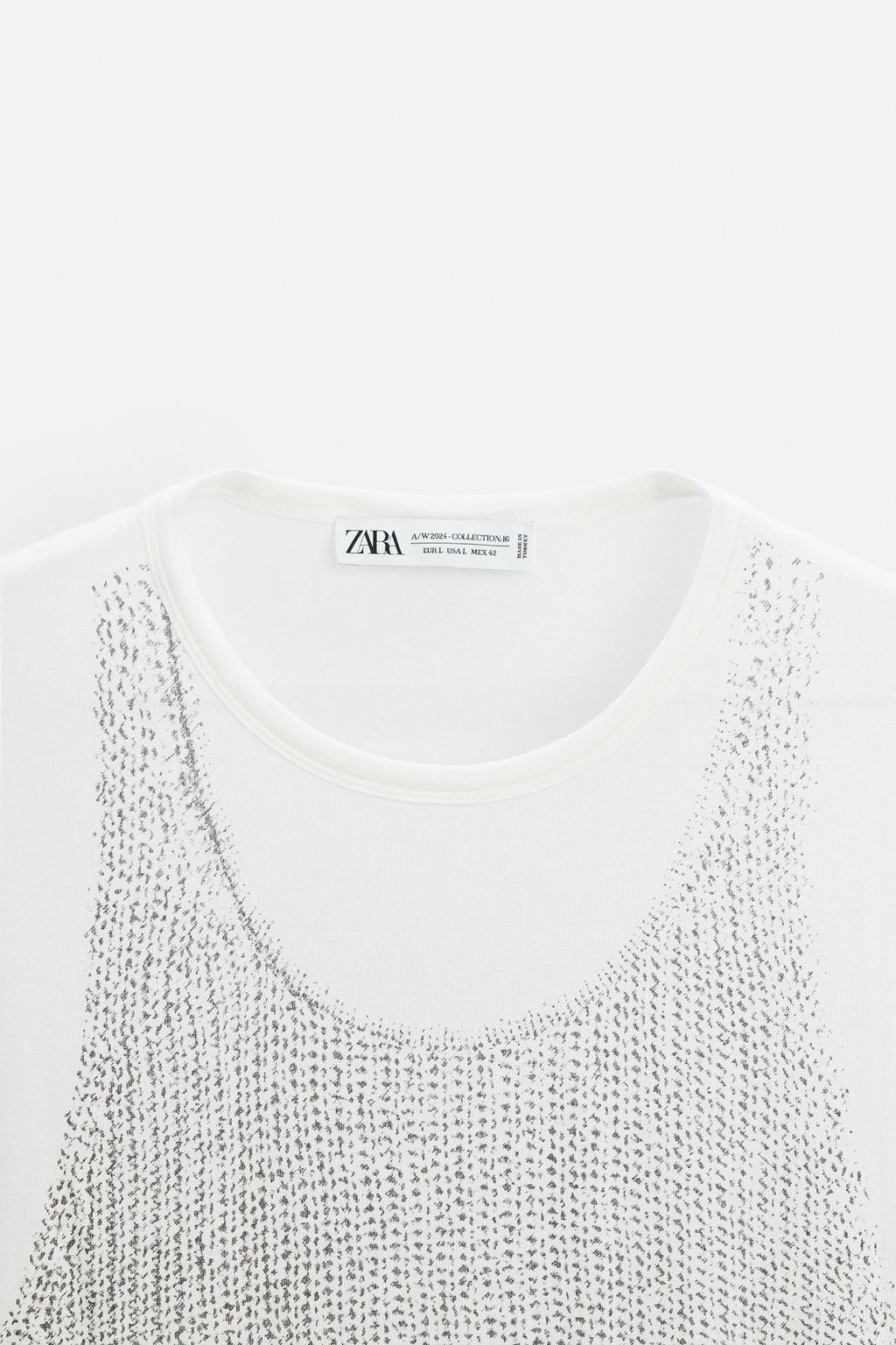 TANK PRINT LIMITED EDITION T-SHIRT - Zara фото 8