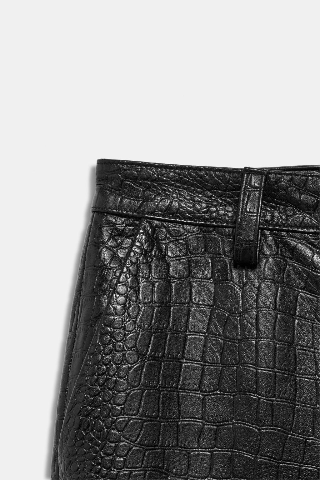 PANTAL?N COCO PIEL ZW COLLECTION LIMITED EDITION / Negro - Zara фото 11