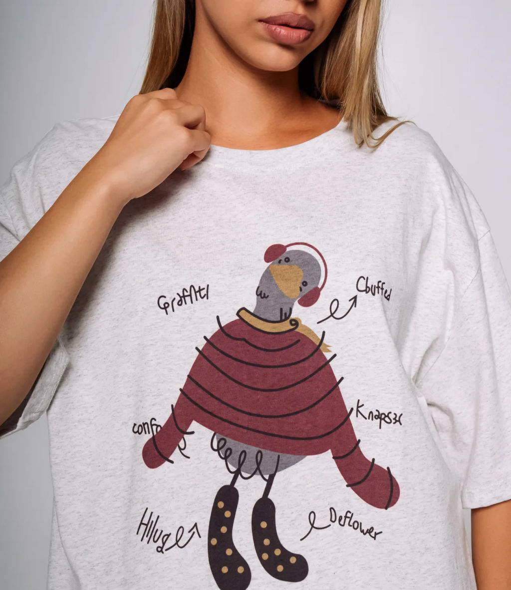 Футболка #КТ3612, светло-серый меланж