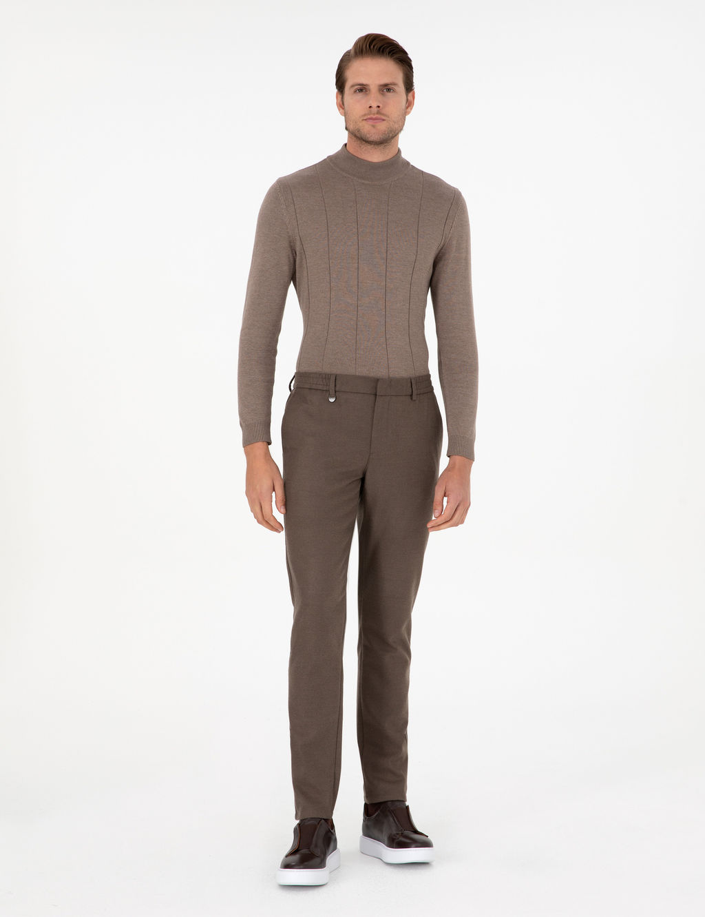Kahverengi Ex. Slim Fit Kuma_ Pantolon