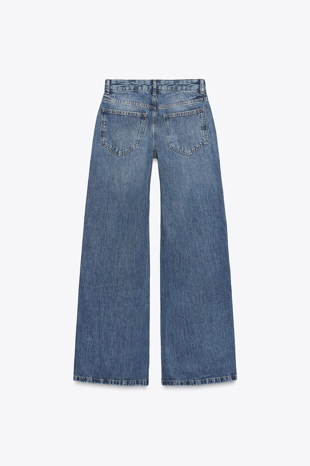 ZW COLLECTION FLARE LOW WAIST PLEAT JEANS - Zara фото 7