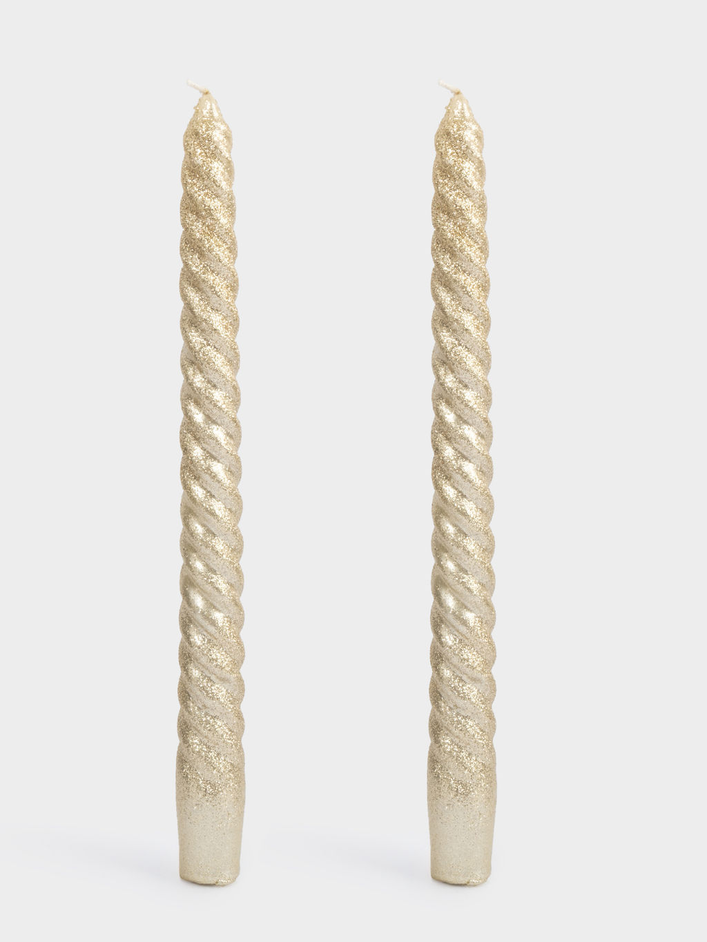 Свеча, 25 см, 2 шт, тонкая, шампань, Rope