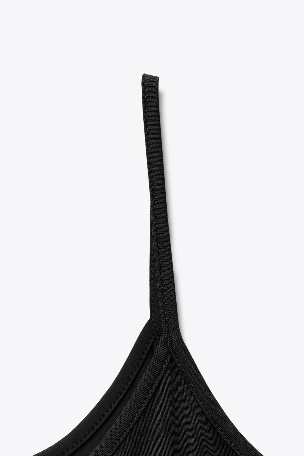 POLYAMIDE TOP WITH THIN STRAPS - Zara фото 26