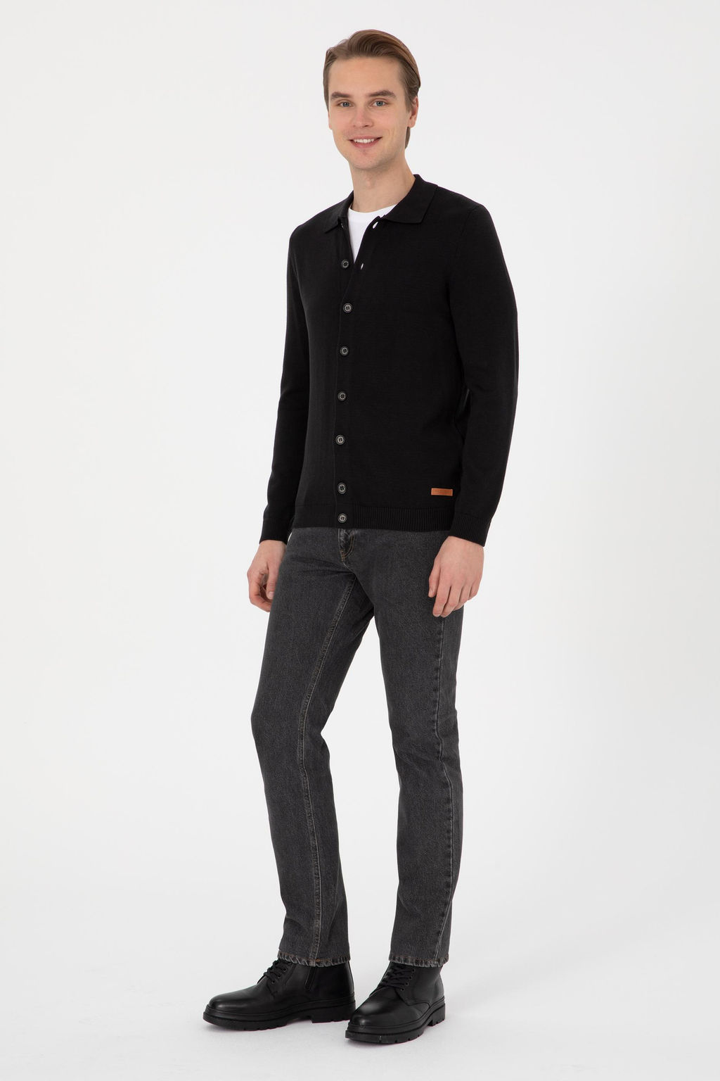 Erkek Siyah Basic Triko H_rka - U.s. polo assn фото 4