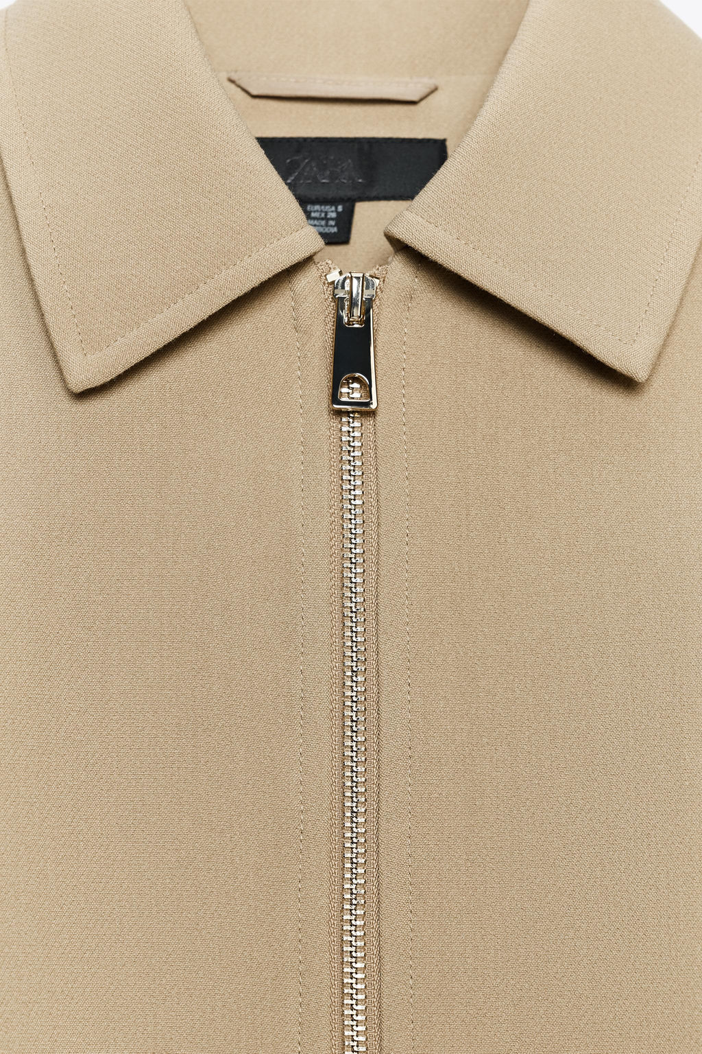 PUFFED BOMBER JACKET WITH ZIP - Zara фото 8