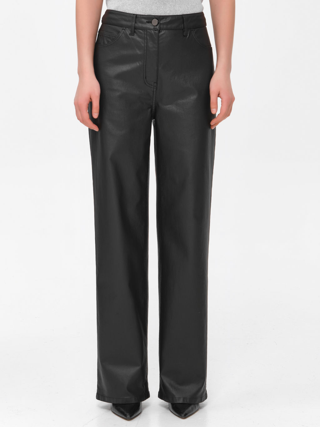 Брюки с покрытием под кожу - Stilla фото 4