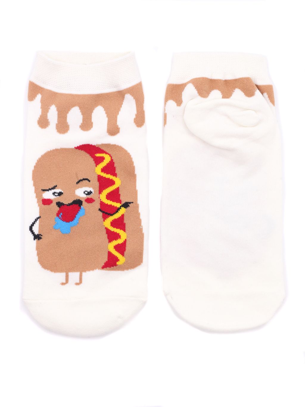 Короткие носки р.35-40 Fast food Хот Дог - Krumpy фото 3