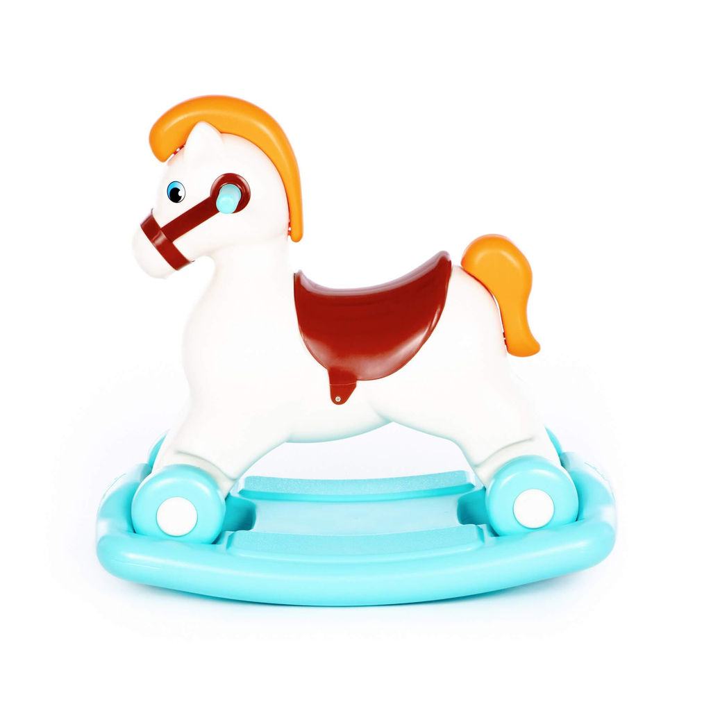 Каталка-качалка Пони сафари (бирюзовый) - Полесье фото 2