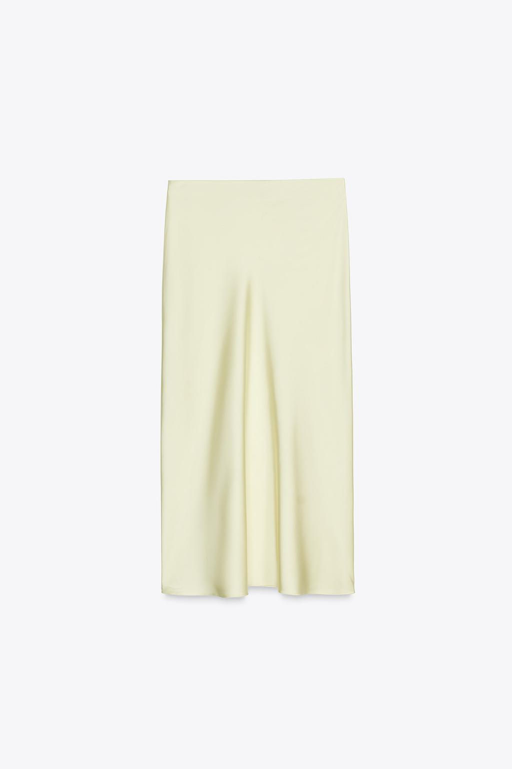 SATIN MIDI SKIRT - Zara фото 27