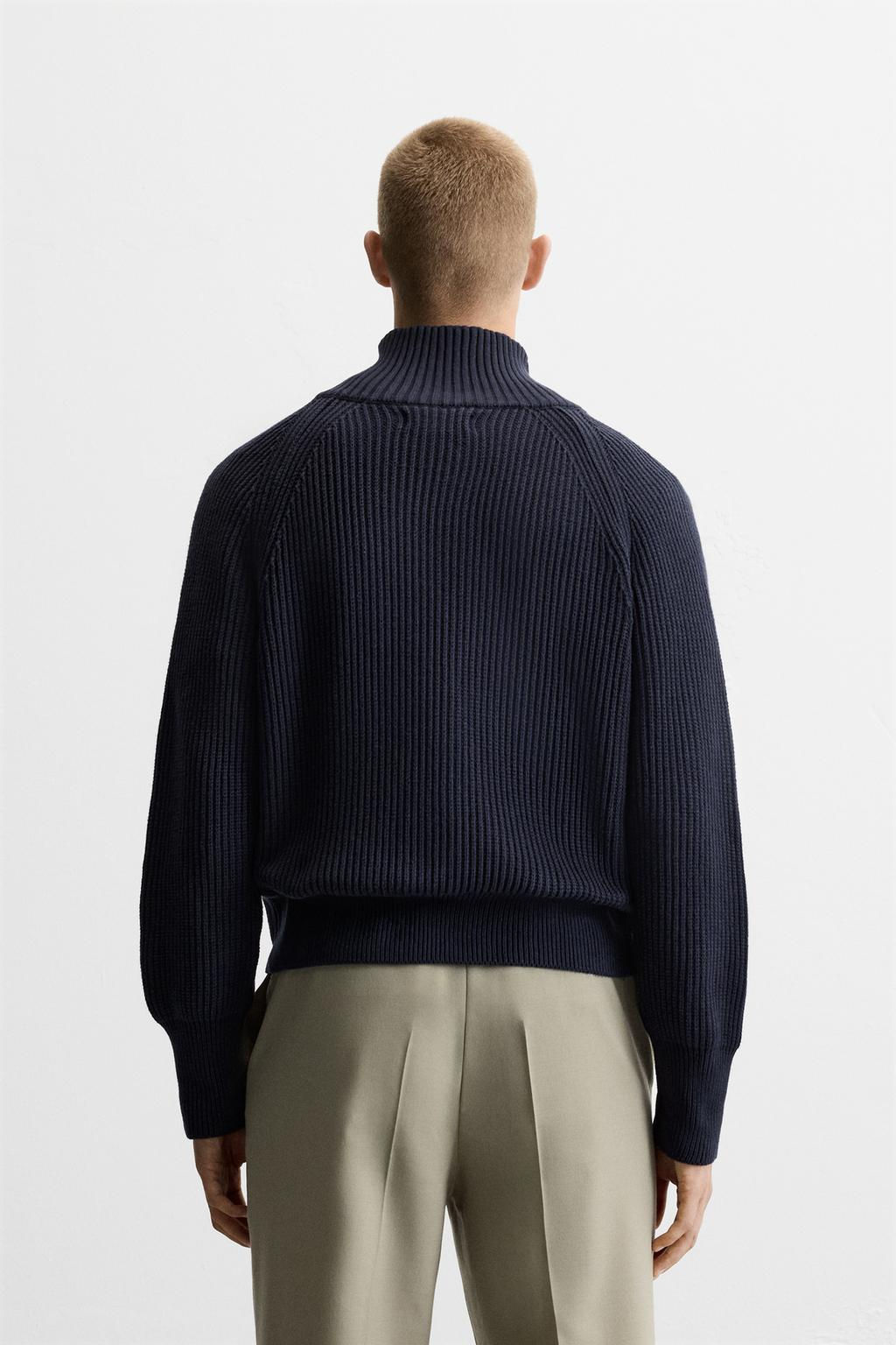 MOCK NECK SWEATER WITH ZIP - LIMITED EDITION - Zara фото 3