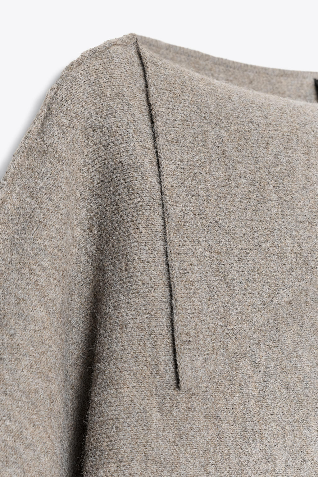 KNIT SWEATER WITH LAPEL NECK - Zara фото 8