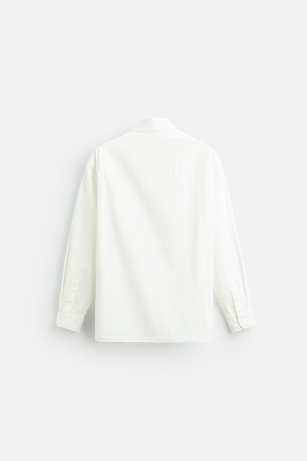 CREASED-EFFECT SHIRT - Zara фото 7