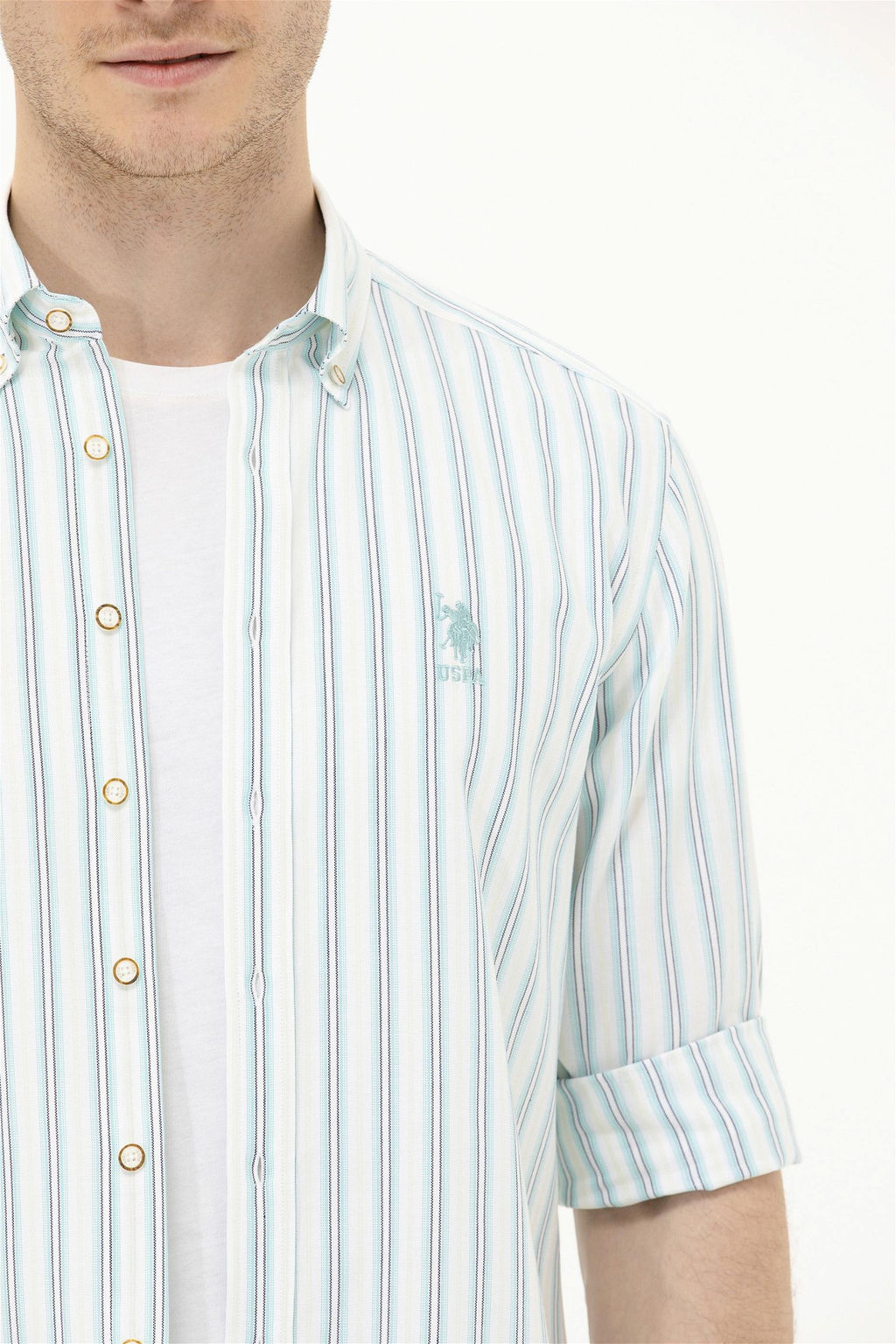 Мужская рубашка Saks Узунколь - U.s. polo assn фото 14