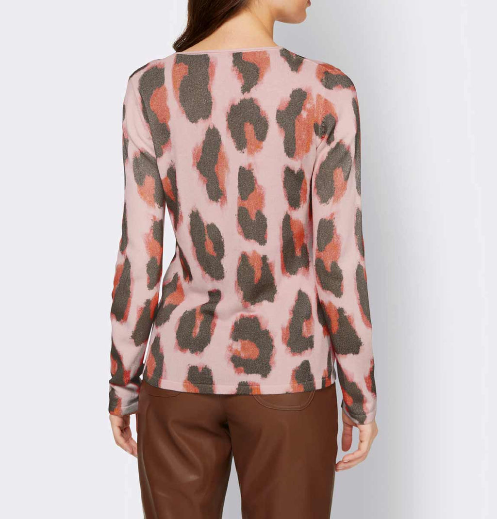 Пуловер, розово-шоколадный - Ashley brooke фото 4