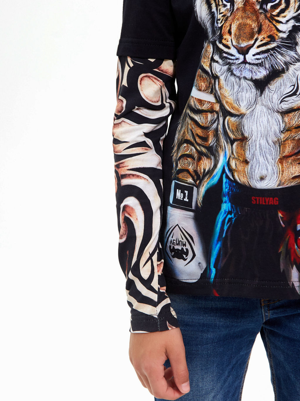 Футболка с длинным рукавом Тату - Стиляж фото 24