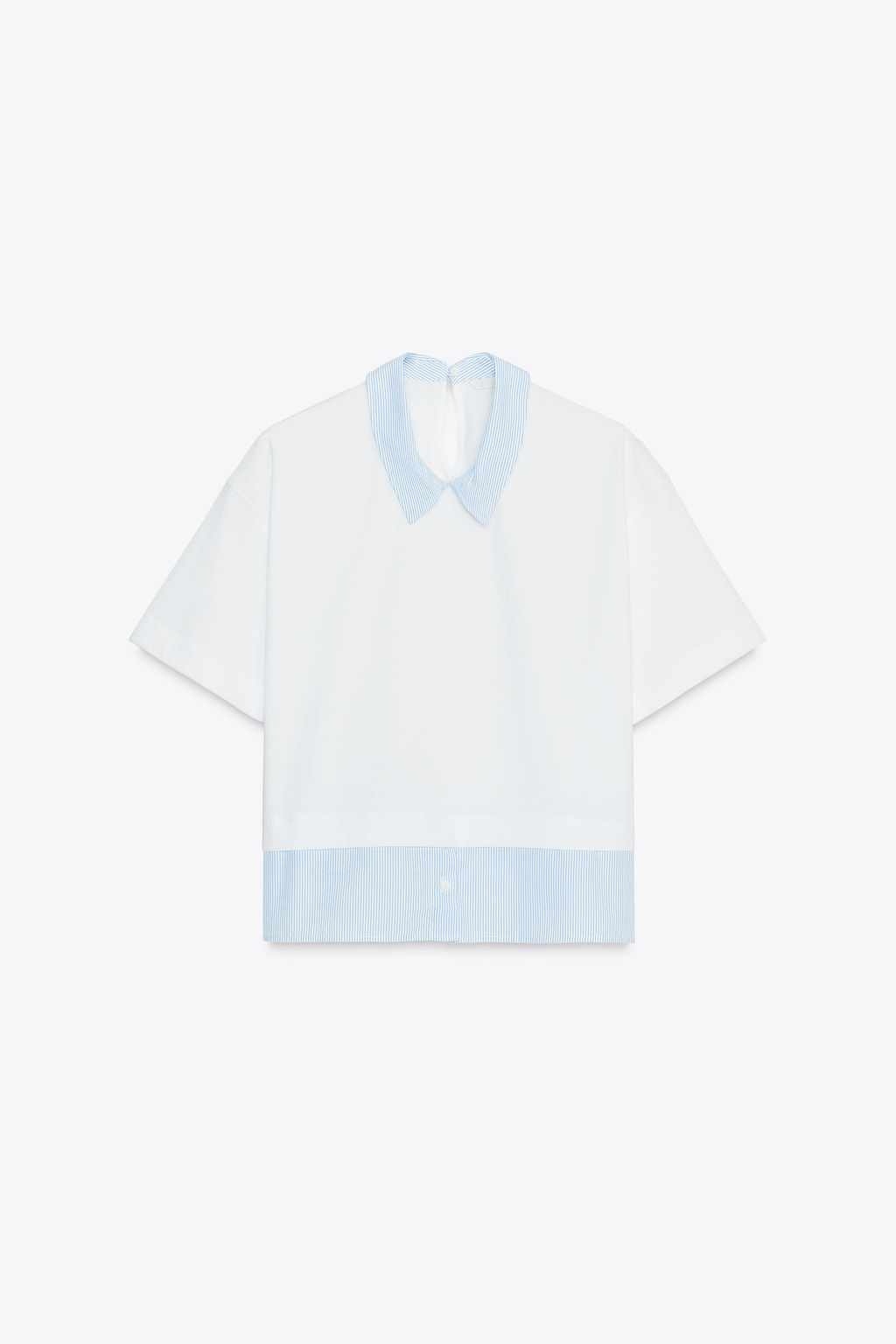 STRIPED COMBINED T-SHIRT - Zara фото 10