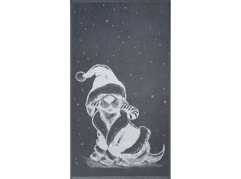 Полотенце махровое 6с103.412ж1 БТЦ Сластена (графит5)50х90см