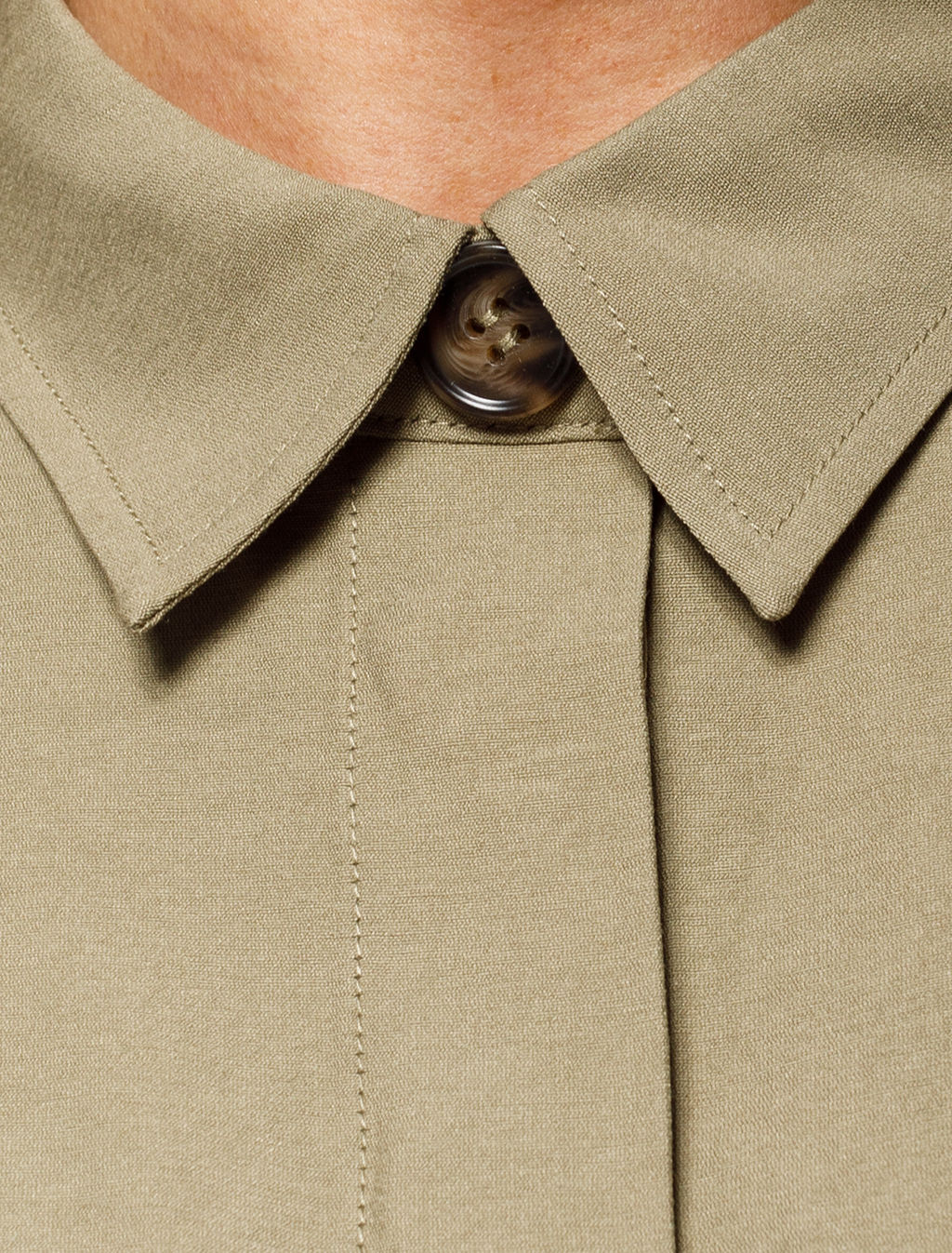 VILATTE / Блузка в стиле сафари из плотного лиоцелла  фото 2