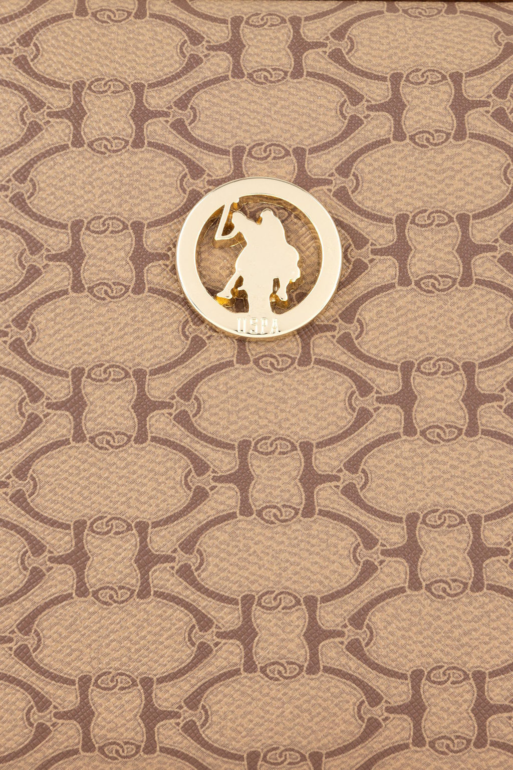 Женская темно-бежевая сумка Неожиданная скидка в корзине - U.s. polo assn фото 6