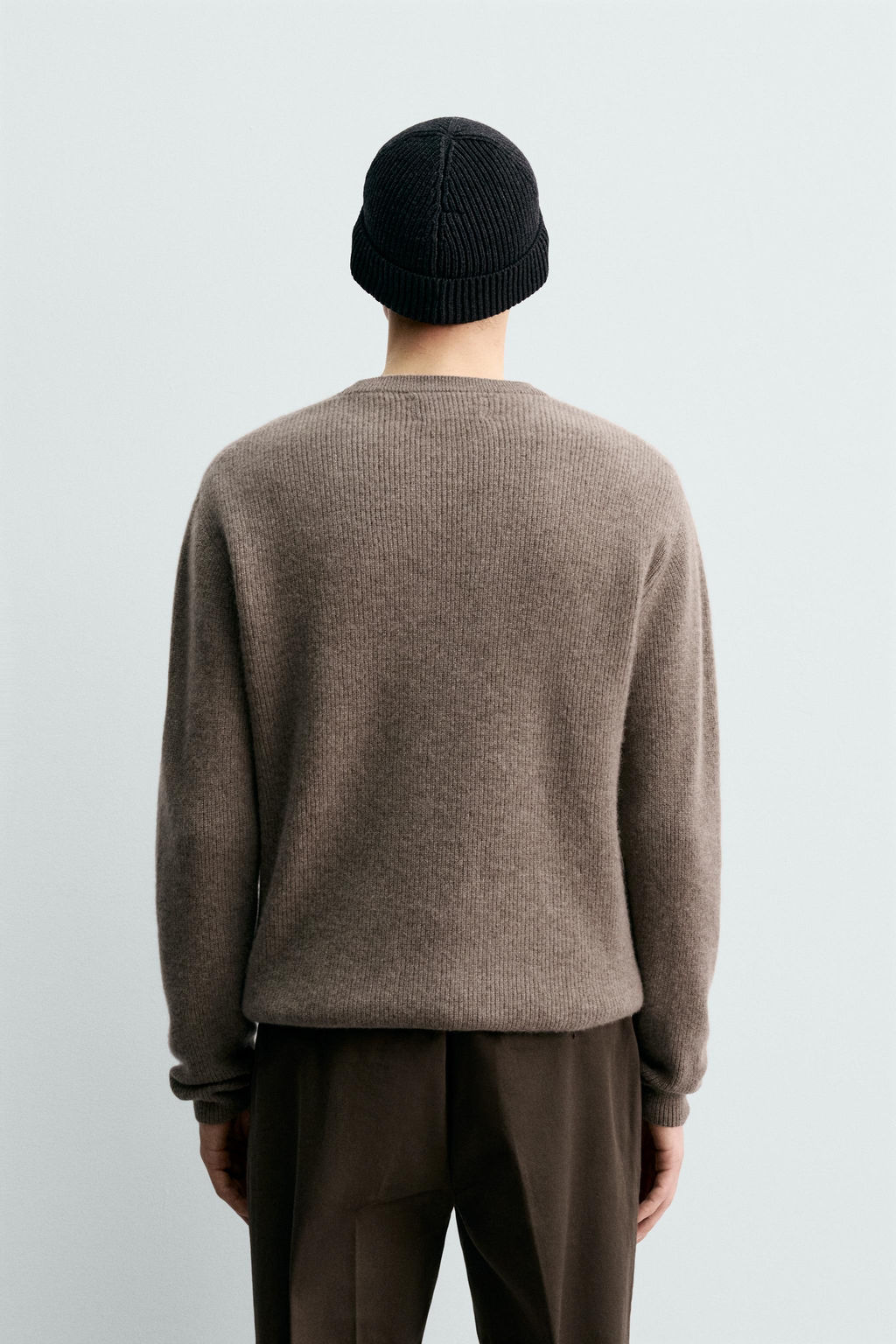 100% CASHMERE RIBBED JUMPER ORIGINS - Zara фото 10