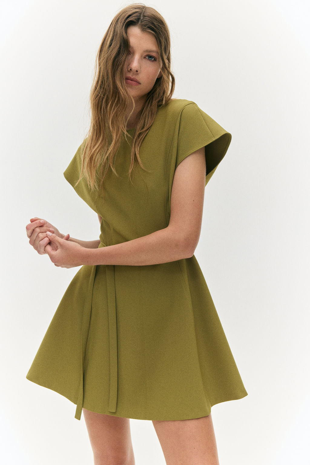 Vestido con cintur?n de anudar - H&m фото 3