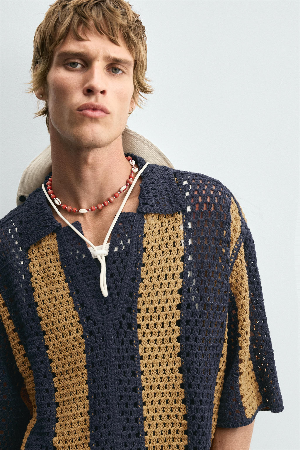 CROCHET PATCH SHIRT - Zara фото 14