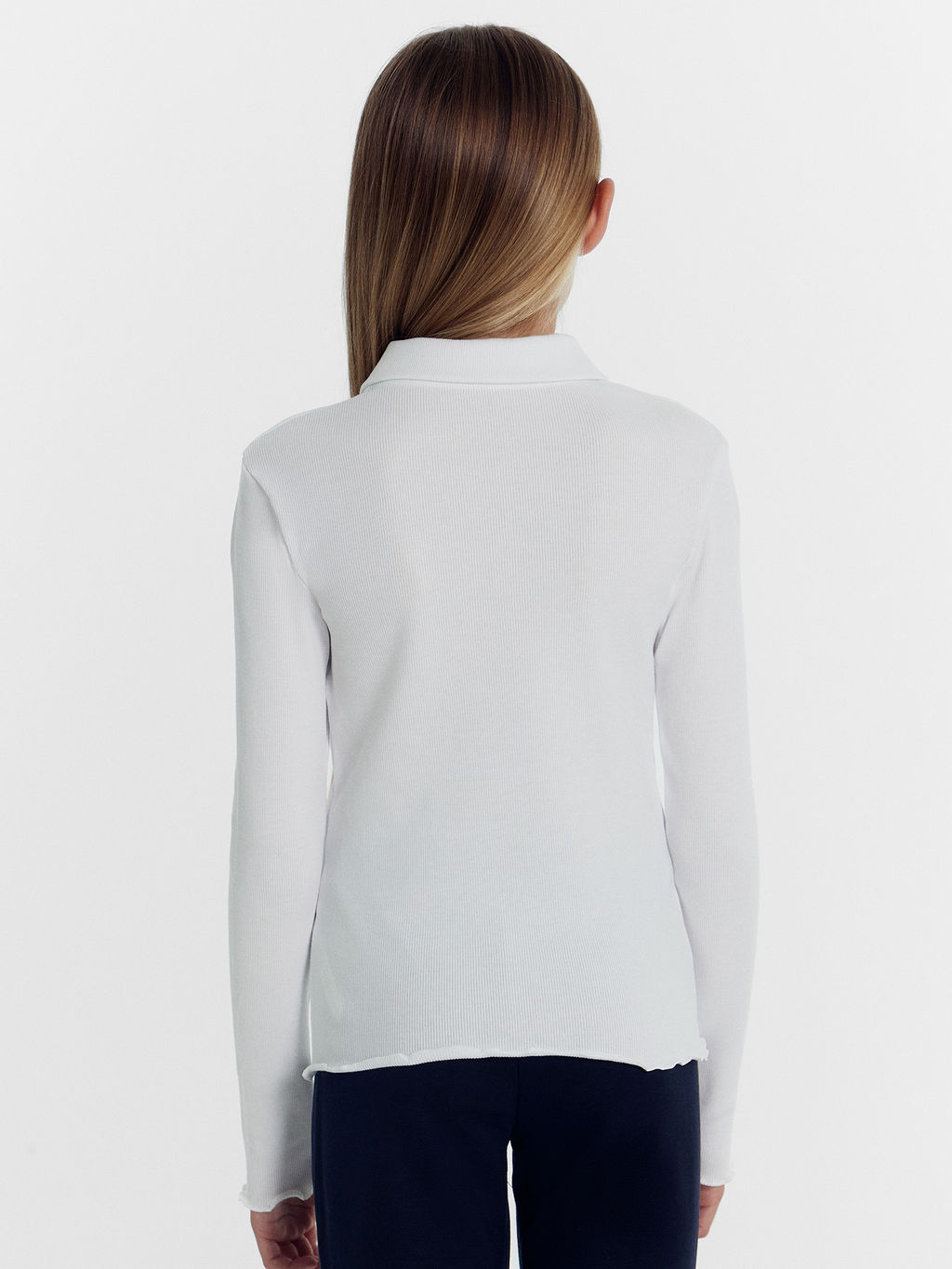 Поло для девочек в белом цвете - Mark formelle фото 4