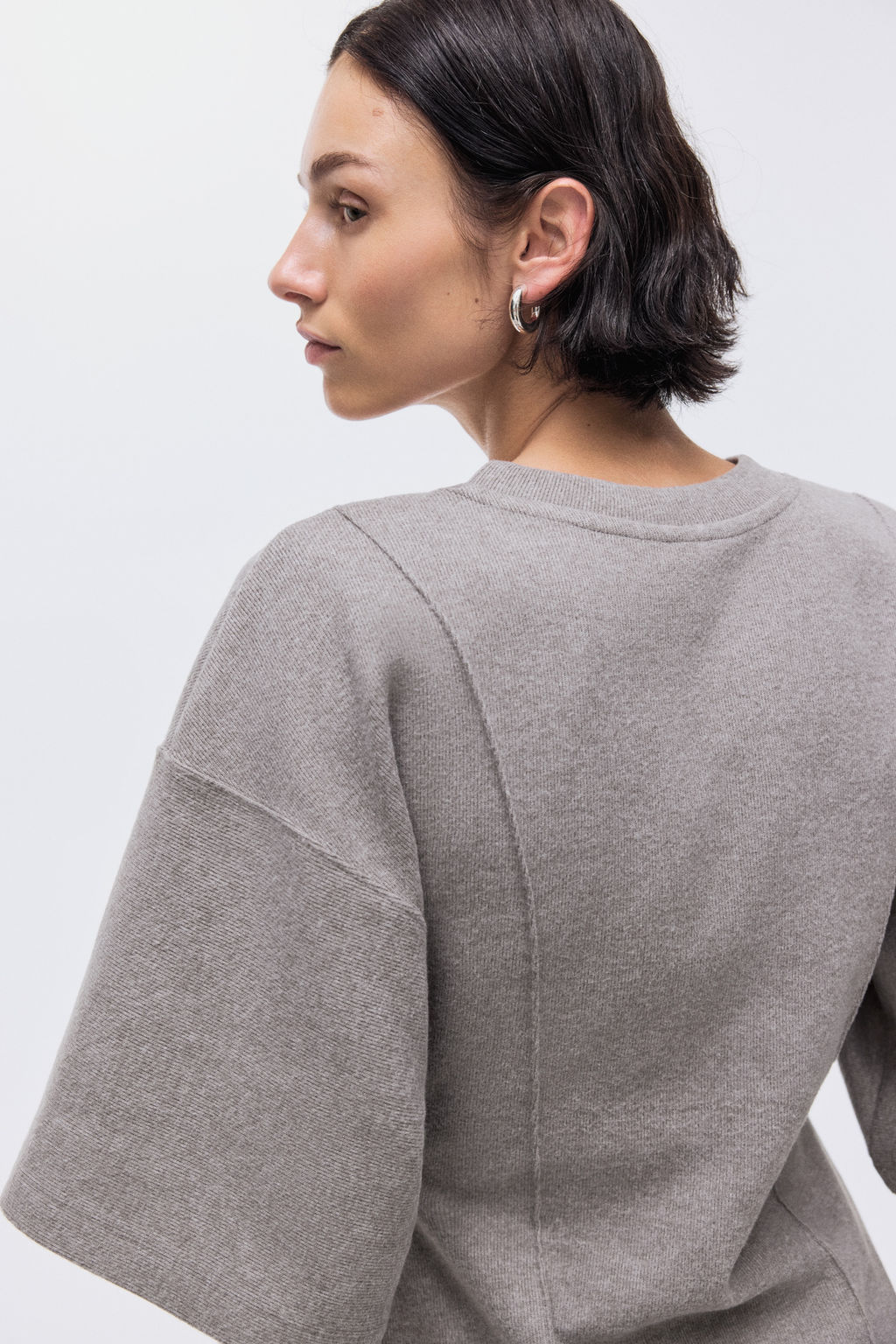 Top de corte holgado en punto fino - H&m фото 6
