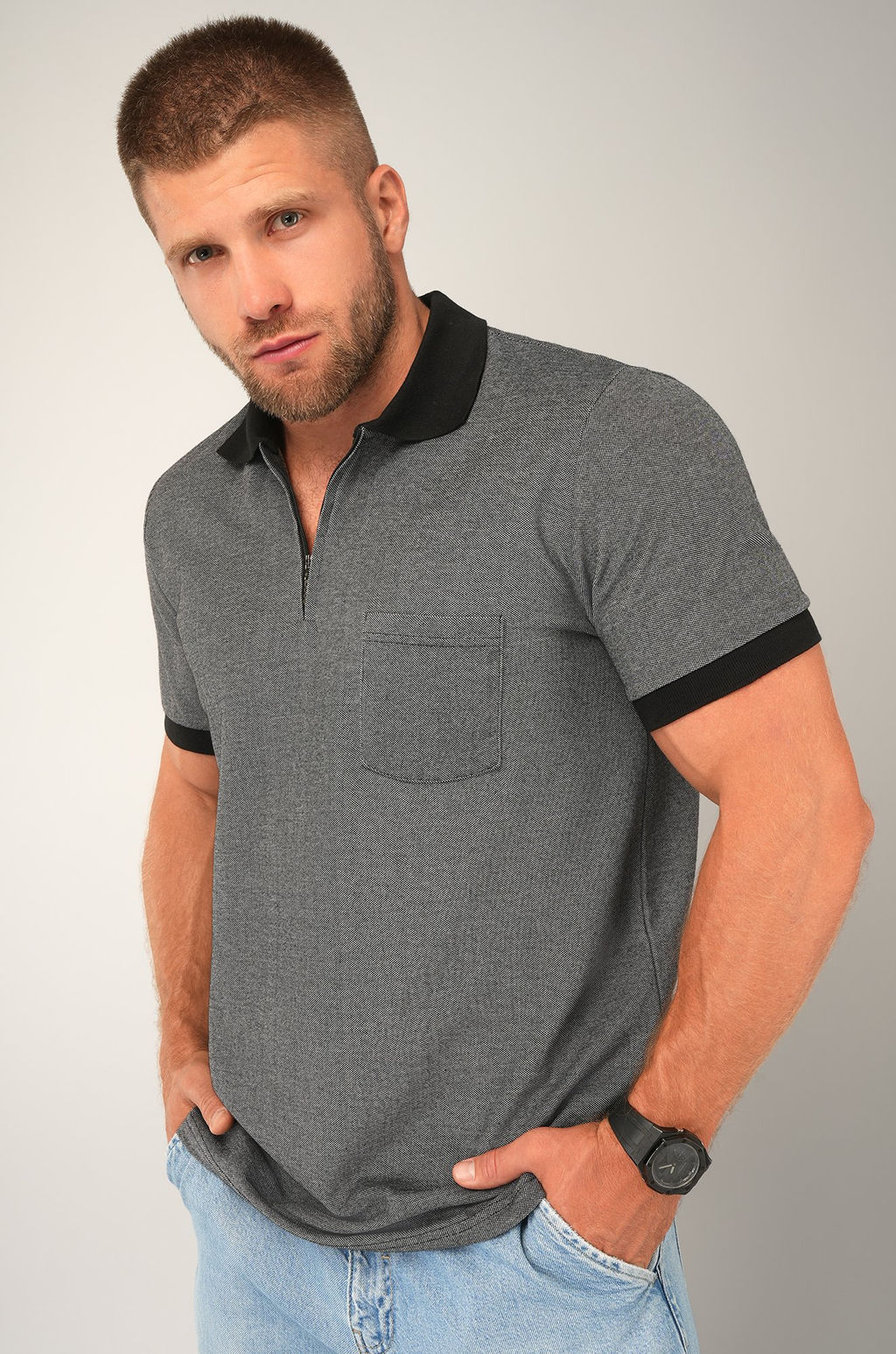 Мужская футболка-поло Happyfox