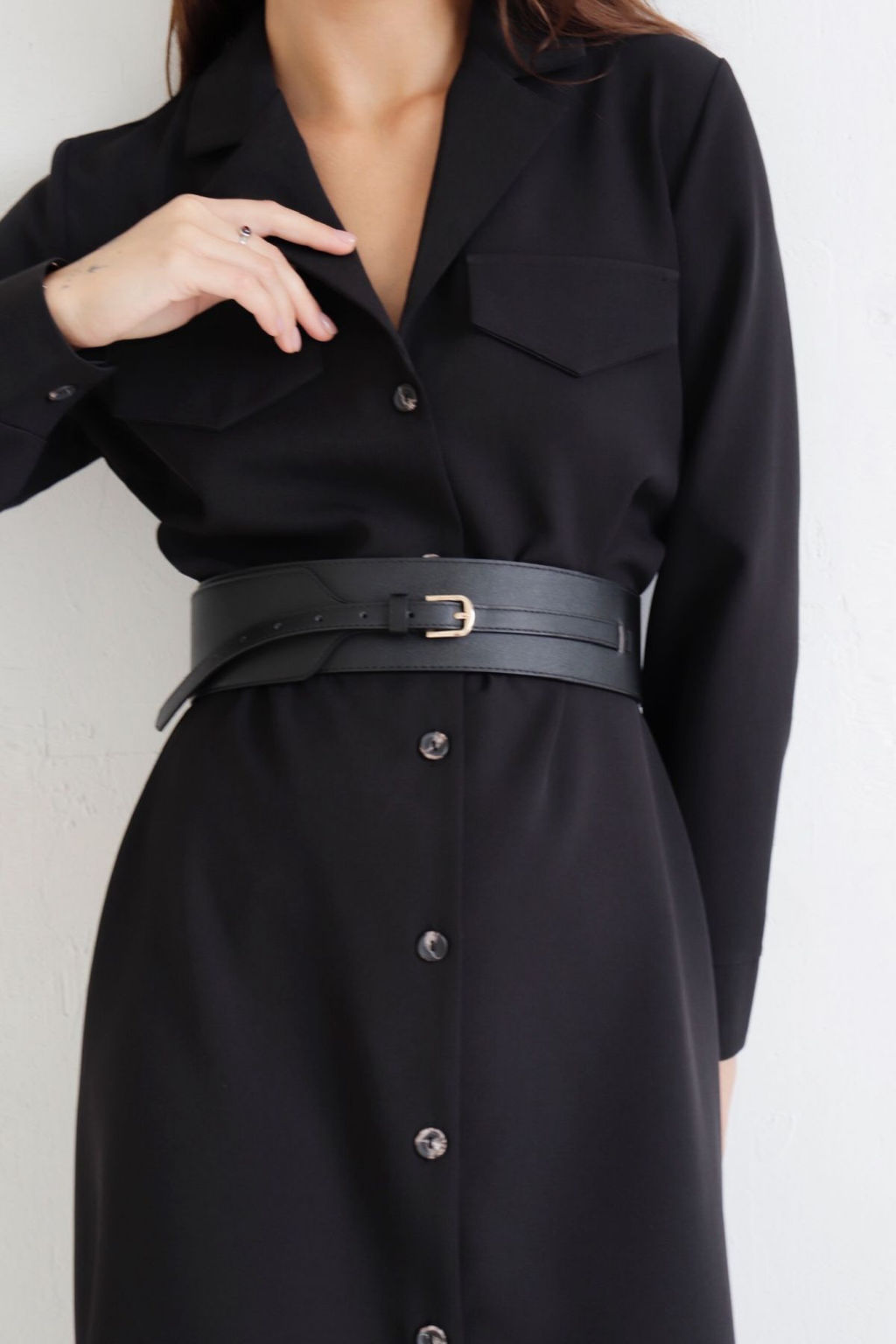 Платье-рубашка с английским воротником - Martichelli фото 169