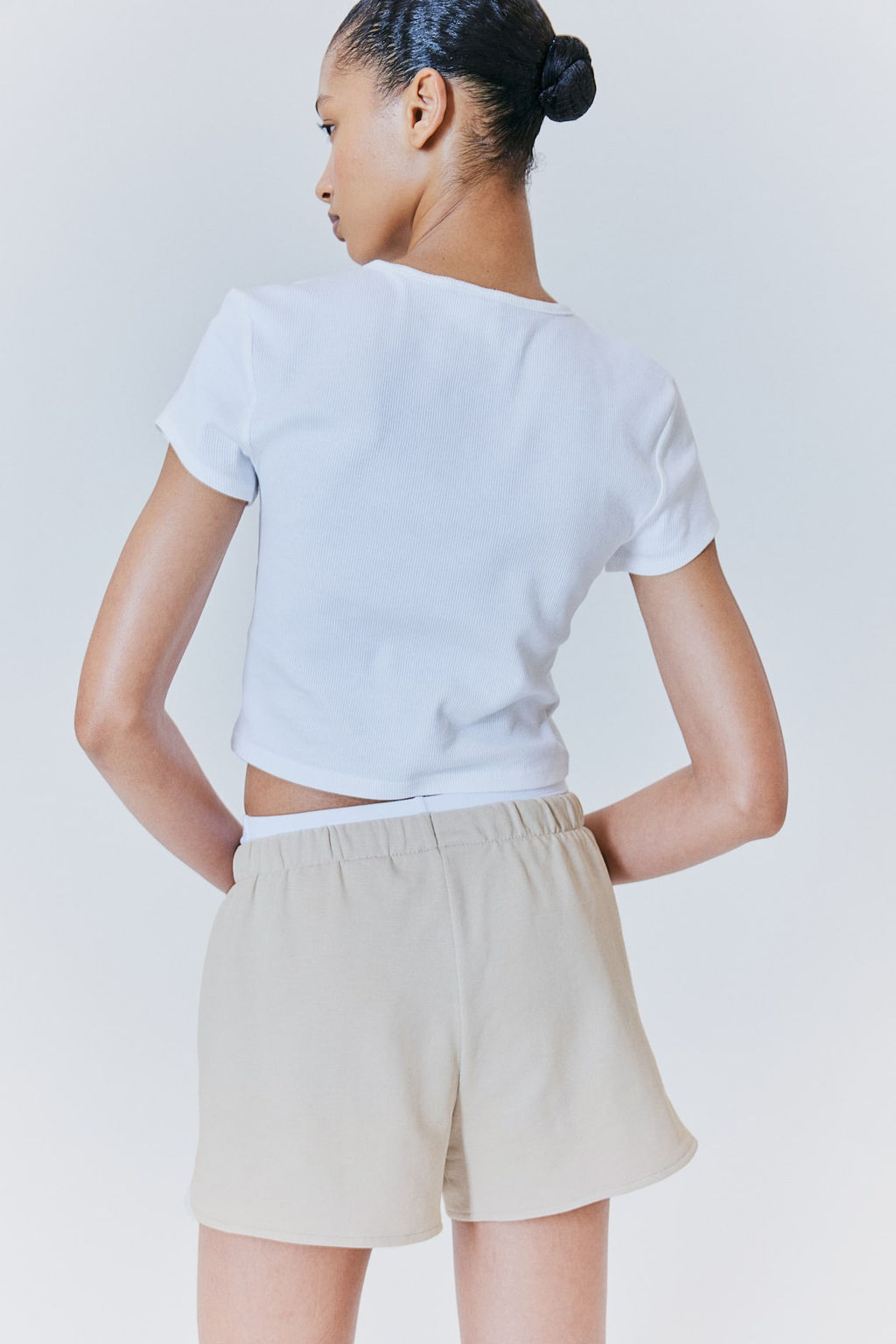 Pantalon corto en sudadera - H&m фото 4