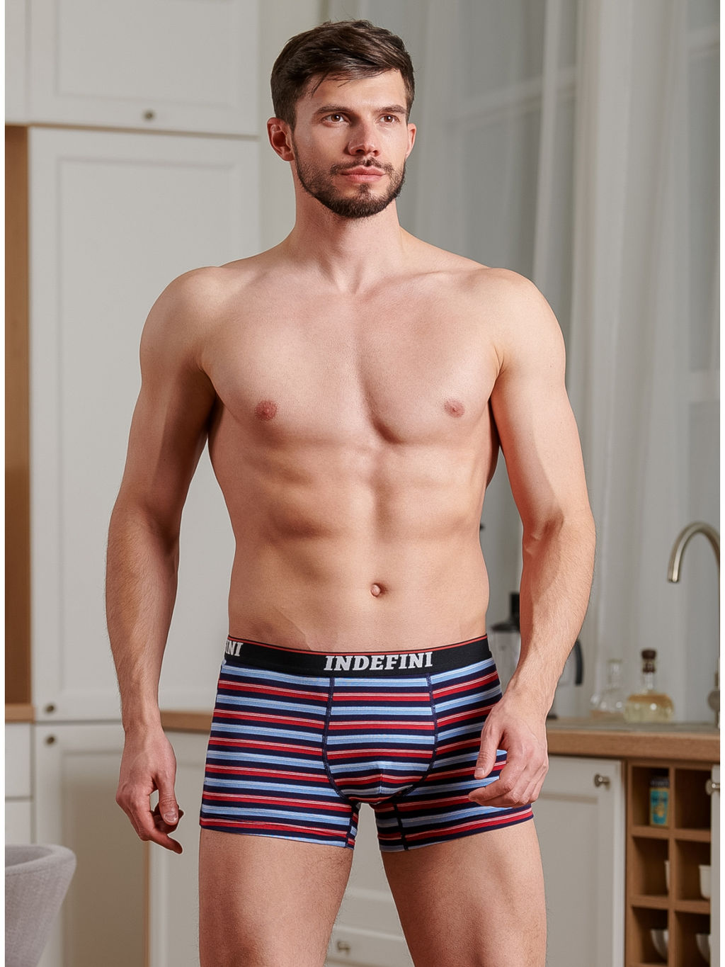 Мужские трусы боксеры Indefini (Арт.621000-3019MGG)  фото 2