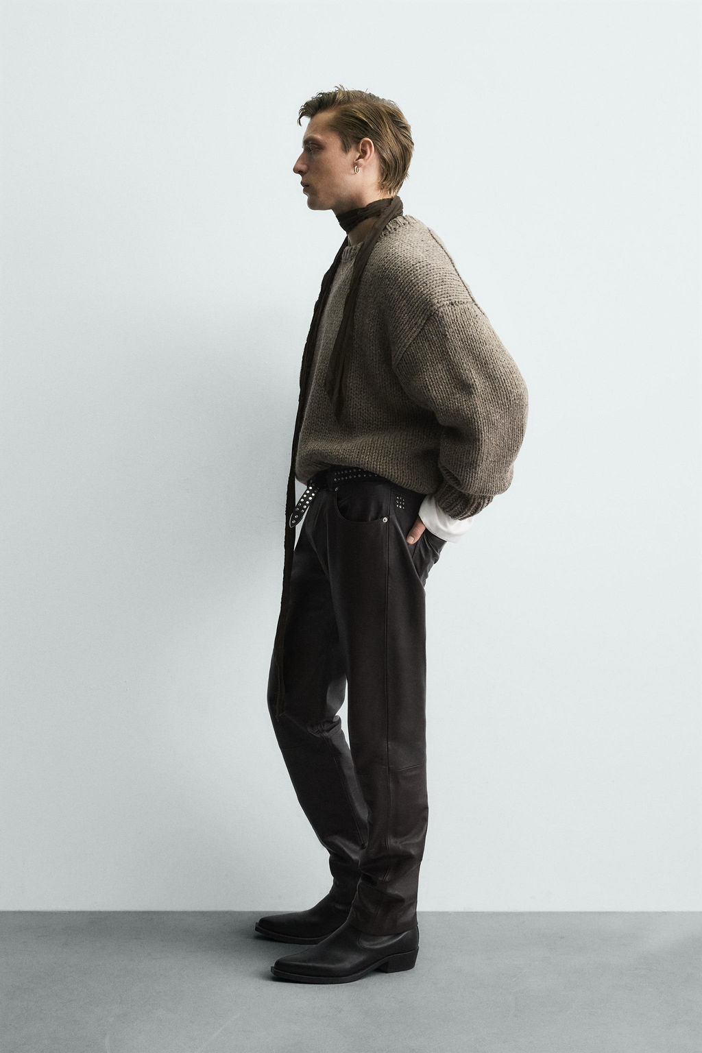 STRUCTURED WOOL JUMPER - Zara фото 4