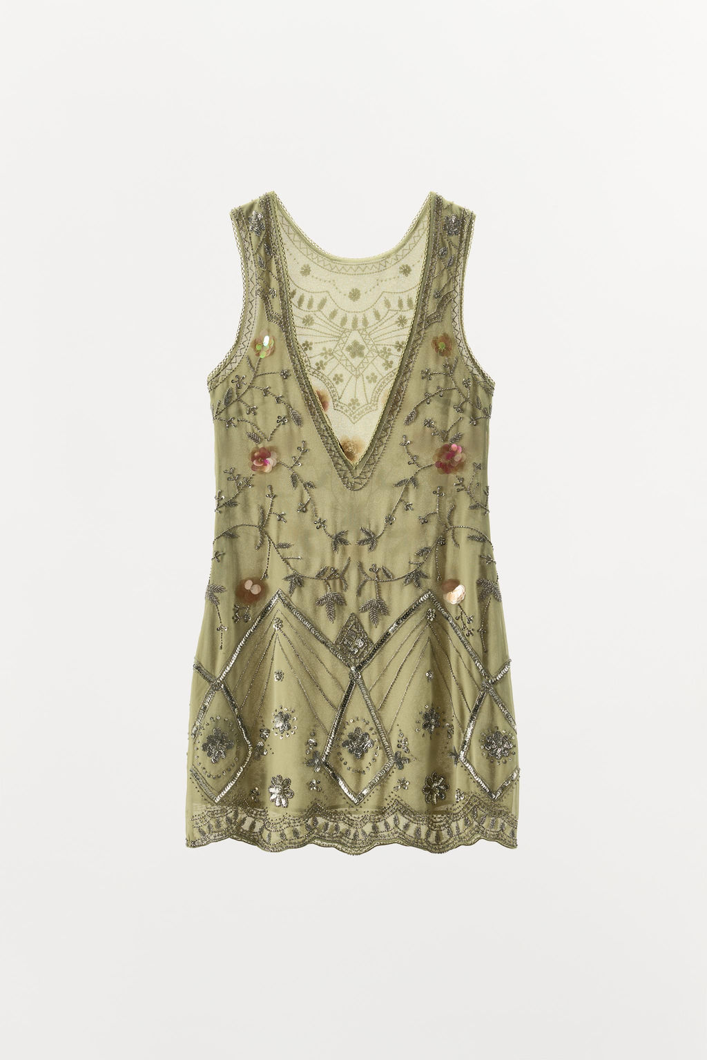 LIMITED EDITION BEAD AND SEQUIN DRESS - Zara фото 4