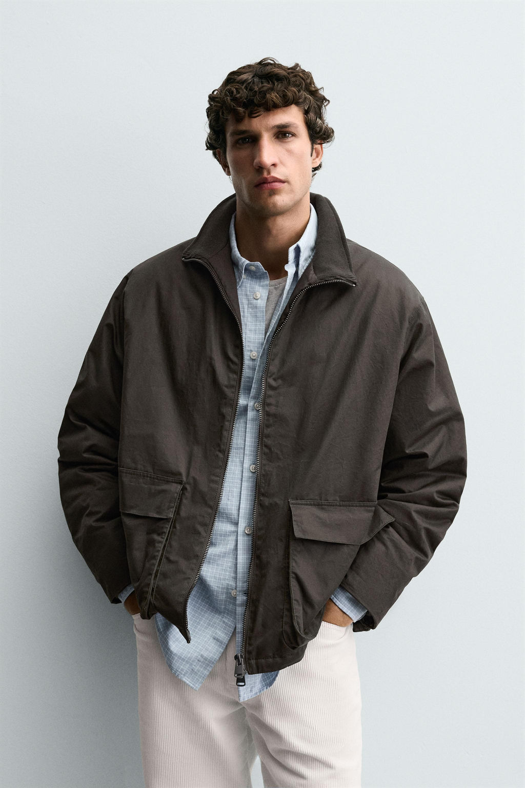 WAXED FINISH JACKET - Zara фото 2