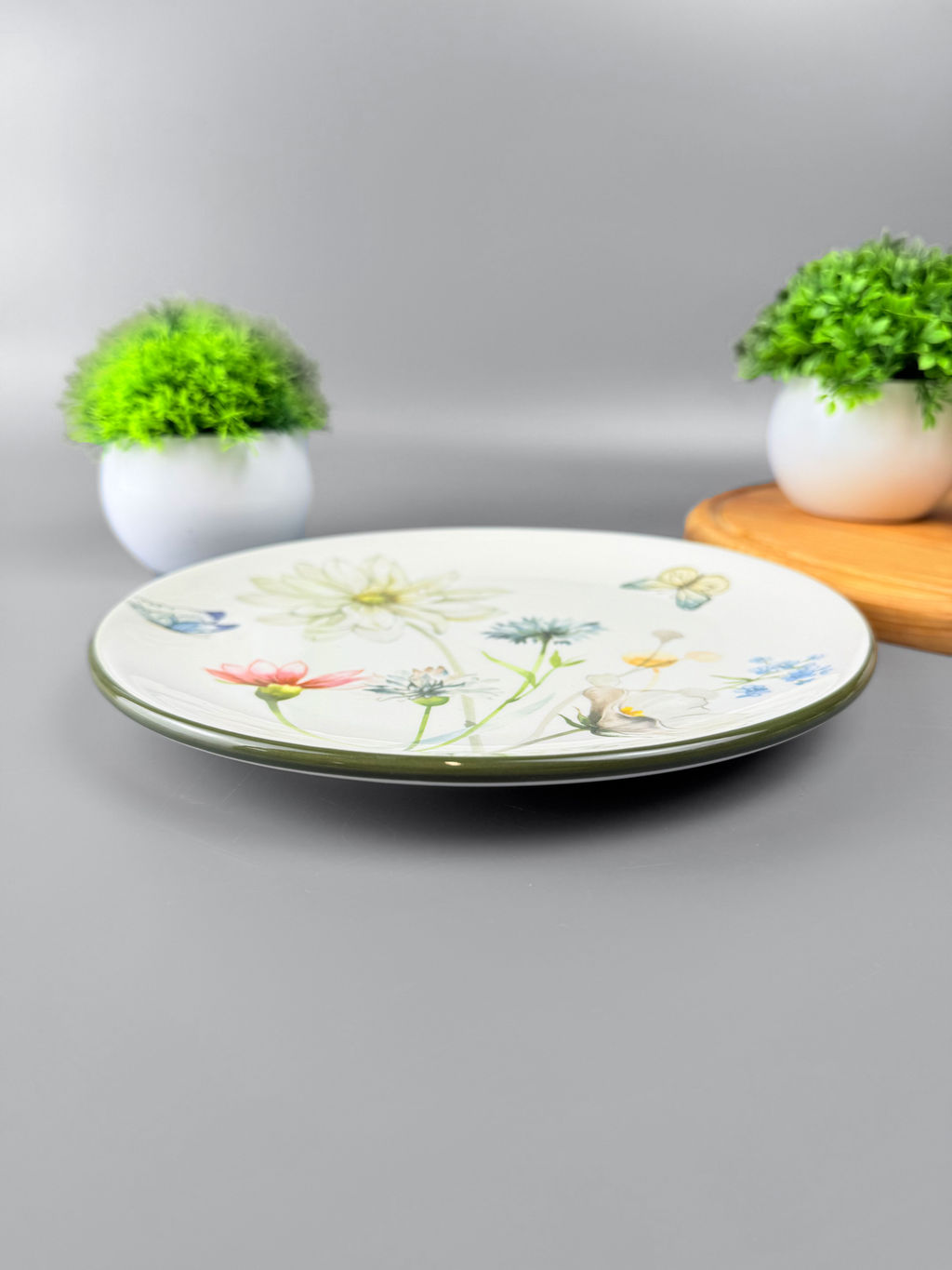 Тарелка 22см "Полевые цветы" 527-331