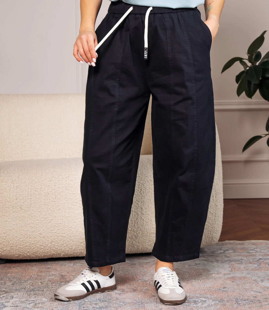 Брюки #КТ5890, тёмно-синий - Dommod фото 2