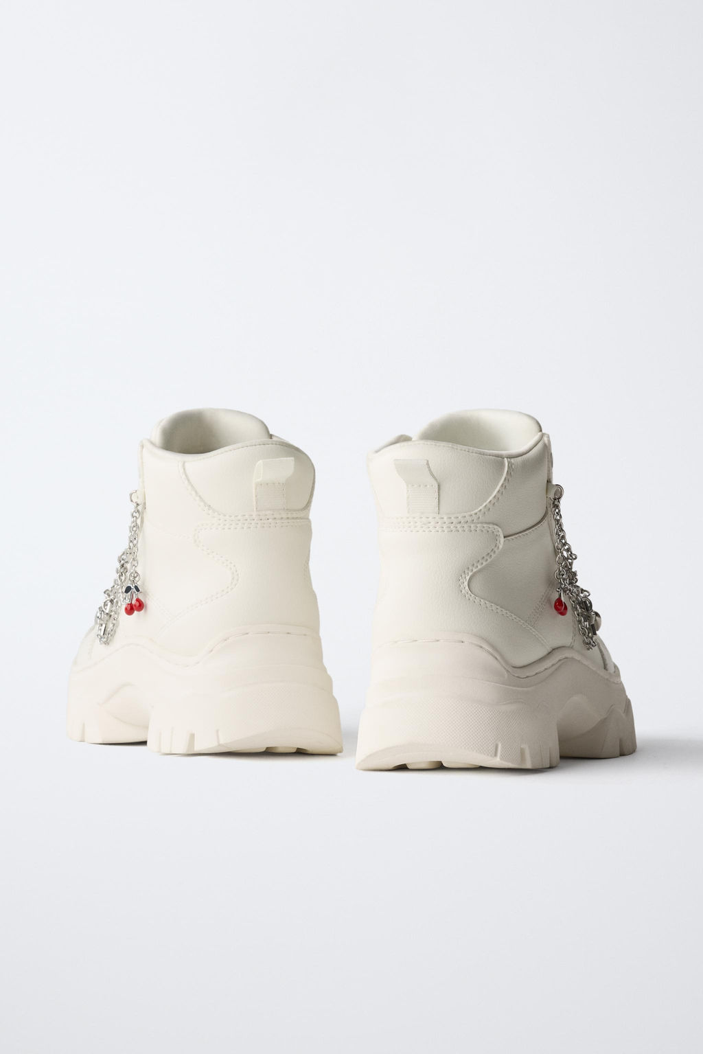 CHUNKY HIGH-TOP SNEAKERS WITH CHARMS - Zara фото 16