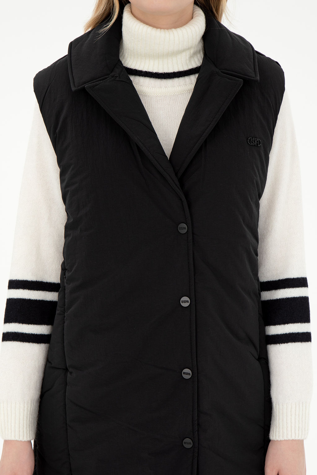 KadДn Siyah Yelek - U.s. polo assn фото 6
